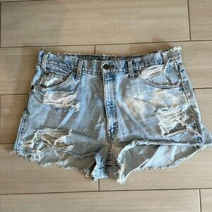 Levi’s 550 VINTAGE ORANGE TAB Jean Shorts